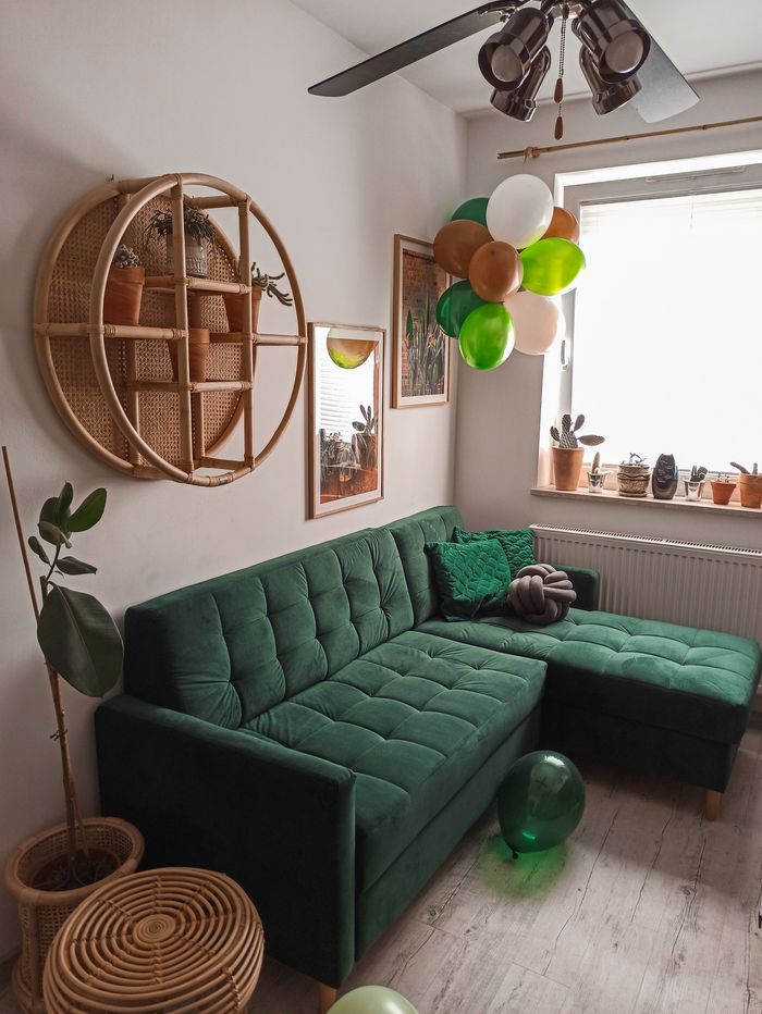 Canapé-lit d'angle Velocity avec rangement @iwona_boho_home