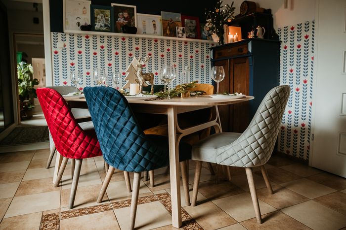 Chaises Albion avec coutures