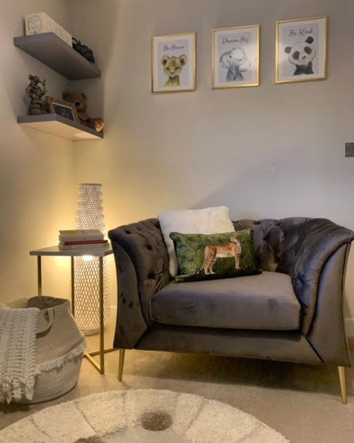 Chesterfield Modern Armchair - @ourjourneytotheforeverhome
