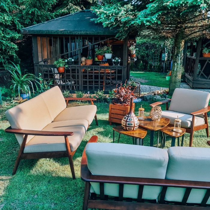 Demure Aqua Sofas and Armchair - @sab_livi