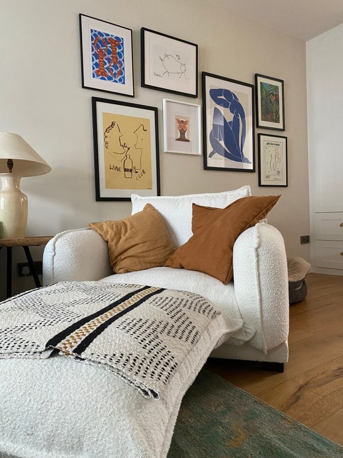 Bali Armchair and footstool - Miriam