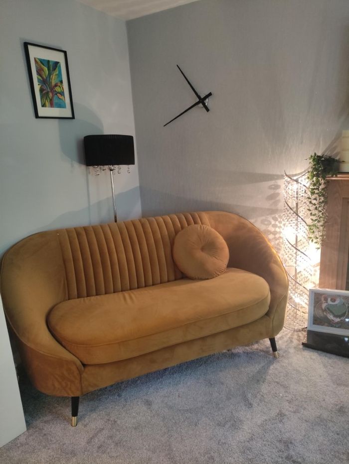Kooper Sofa with stitching - Estelle