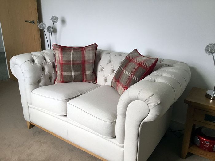 Chesterfield Wood Sofa- Jane