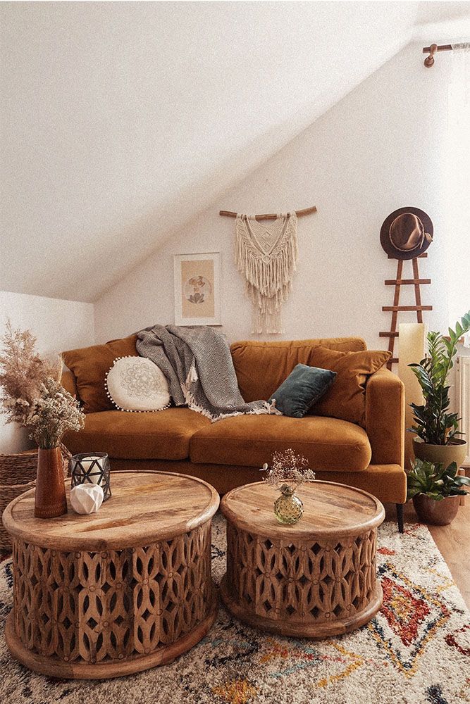 Brown Covex sofa by @ksiazek_klaudia