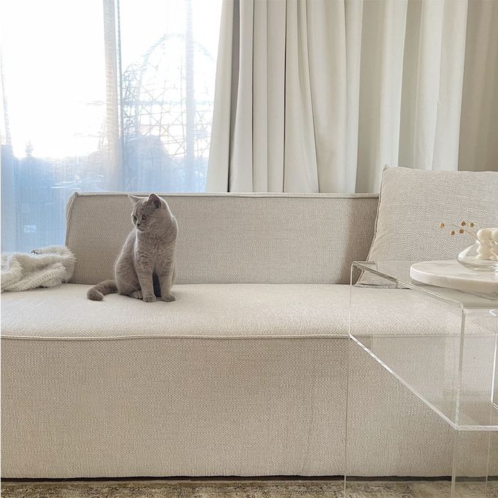 Canapé d'angle beige de Gama par Bayti