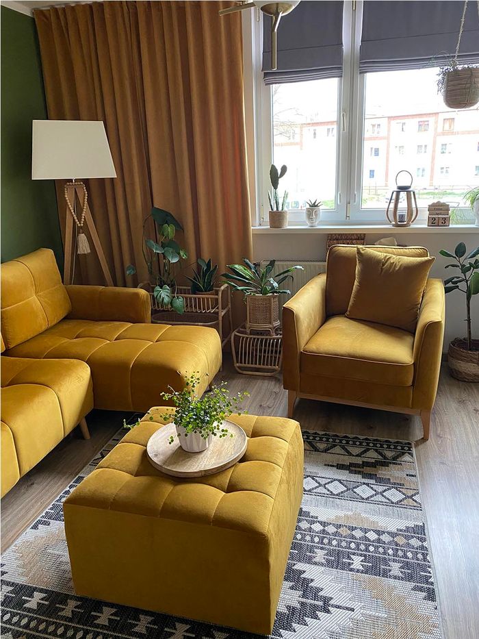 Canapé Globe et fauteuil Flair de @my_home_my_haven