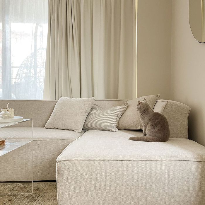 Canapé d'angle beige de Gama par Bayti 1