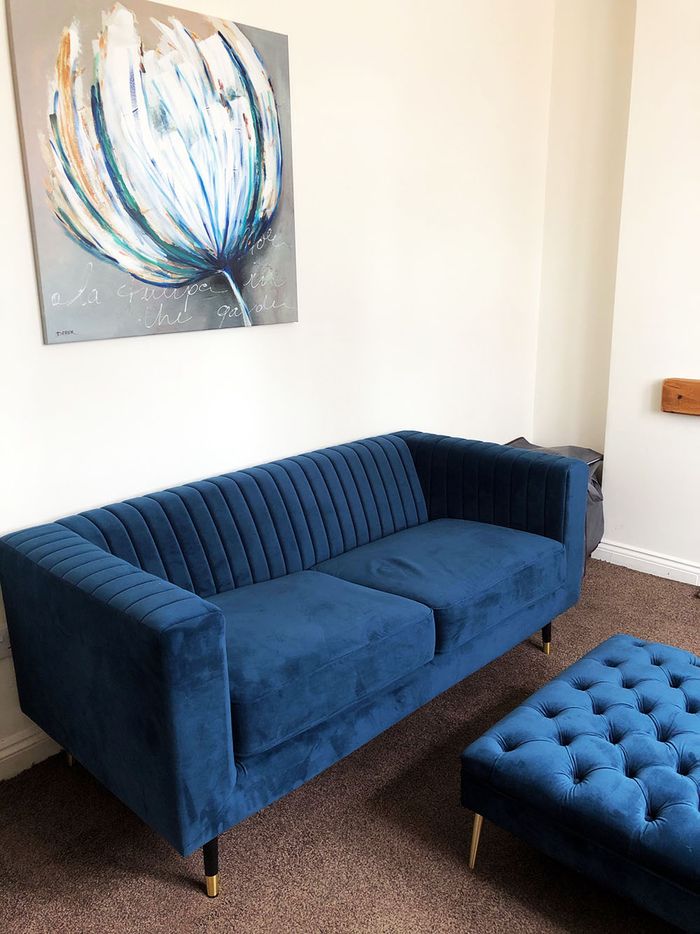 Slender 2-seater sofa from Sarah