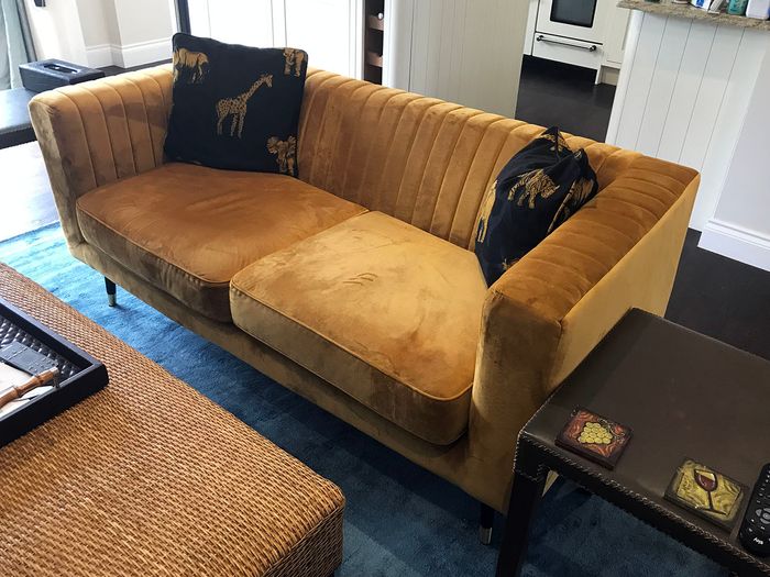 Slender sofa by Bryan